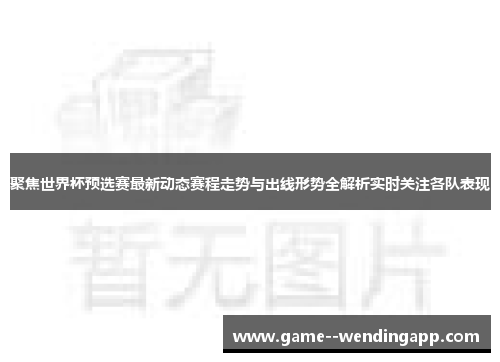 聚焦世界杯预选赛最新动态赛程走势与出线形势全解析实时关注各队表现